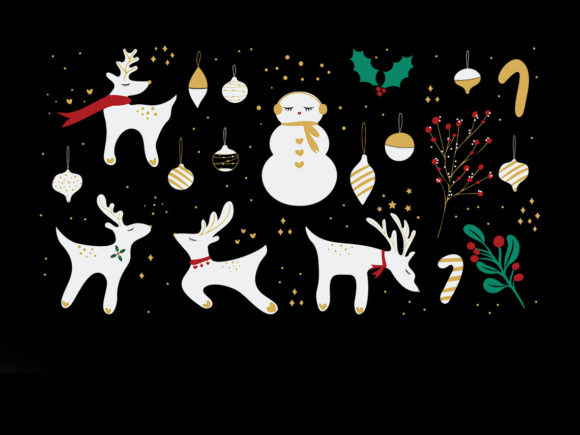 Christmas Elements SVG Illustrations for Local Branding