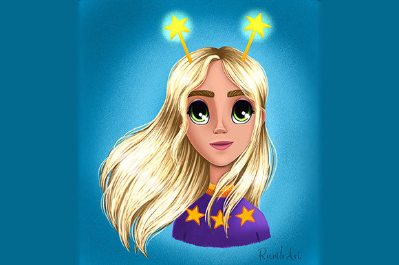 Christmas Girl Illustration Review for Branding and Marketing