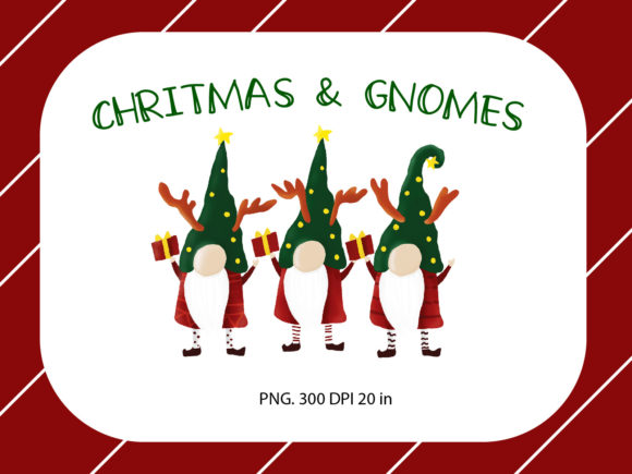 Christmas Gnome and Friend Clipart Review