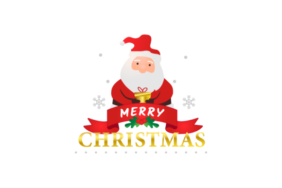 Christmas Lettering Santa Claus Gift Illustrations Review