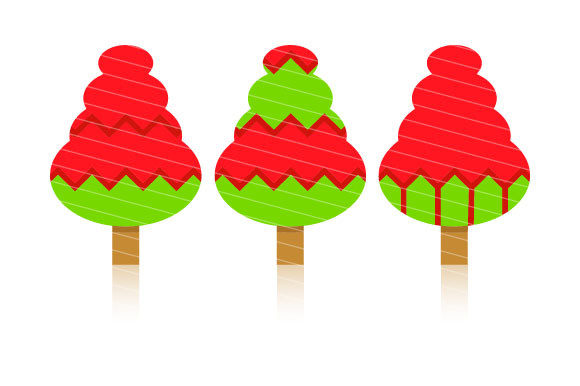 Christmas Tree and Pine Illustration Review