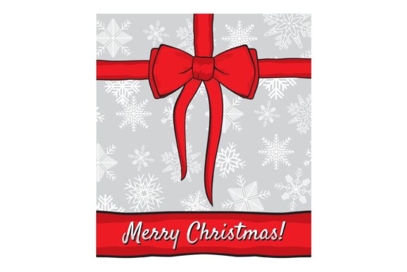 Merry Christmas Card Illustration for Crafting and Design