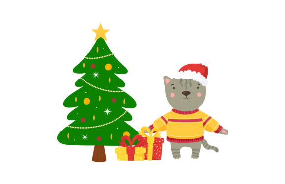 Winter Season Animals Christmas Illustrations